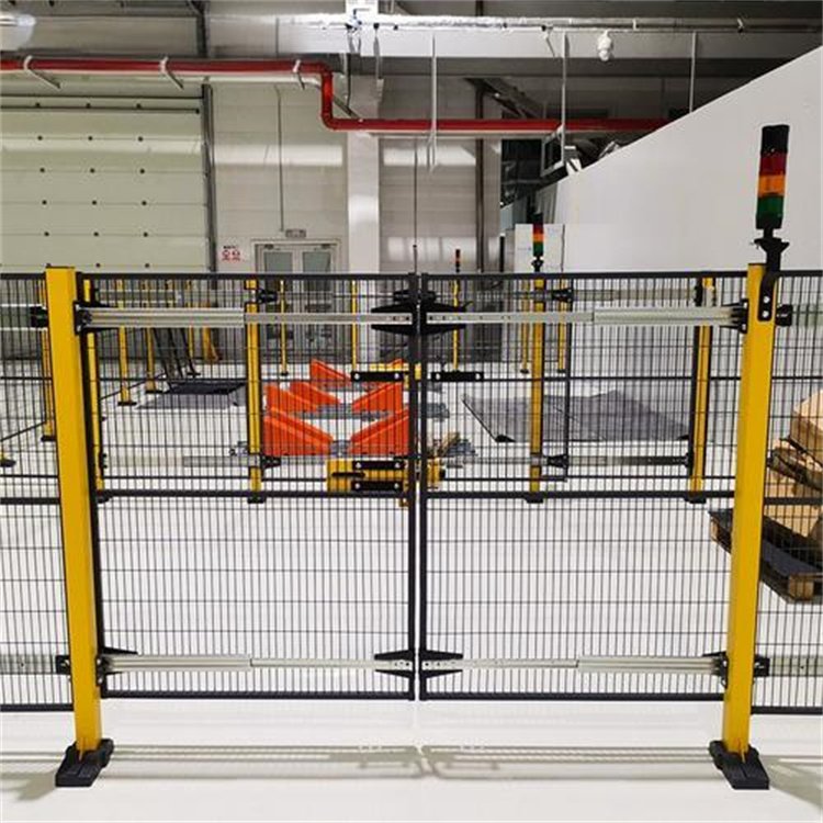 機器人安全防護欄-工廠鐵絲隔斷防護網 設備防護圍網 浩晨定制 - 愛企